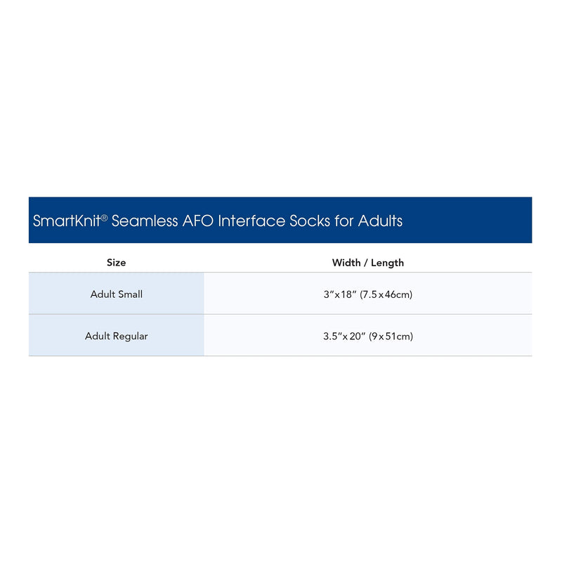 SmartKnit Adult AFO Interface Seamless Sensitivity Socks - 2 Pack (White & Gray, Adult Regular) - BeesActive Australia