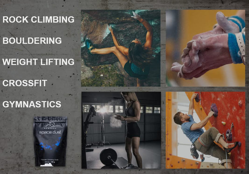Noborou Rock Climbing Chalk | Premium Powdered Chalk for Rock Climbing + Gymnastics + Weight Lifting - BeesActive Australia