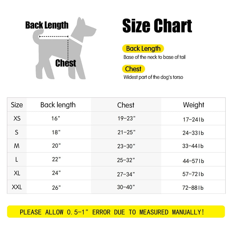 Dog's Cold Weather Coats-Warm Waterproof Dog Jackets Raincoats Windproof Coat with Velvet Inner Soft X-Large Black - BeesActive Australia