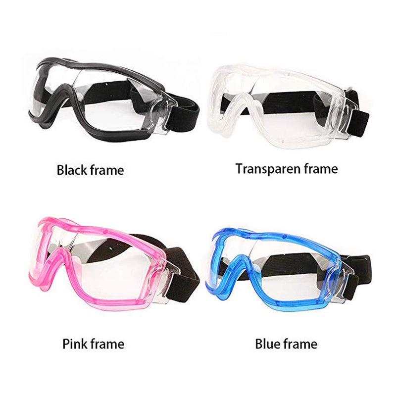 Safety Glasses,z-aurora Protective Goggles Anti-UV400＆Scratch Resistant Eye Impacted Sealed Protective Work Goggles Over Spectacles for DIY, Lab, Welding, Grinding, Cycling (Pink frame) - BeesActive Australia