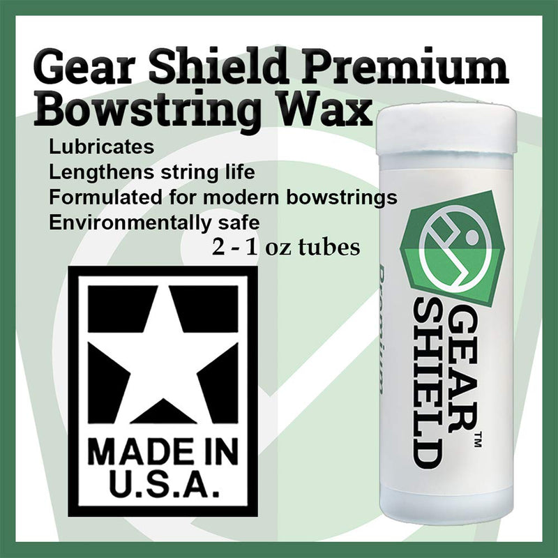 Gear Shield Premium Bowstring Wax - 2 Pack - Made in The USA - BeesActive Australia