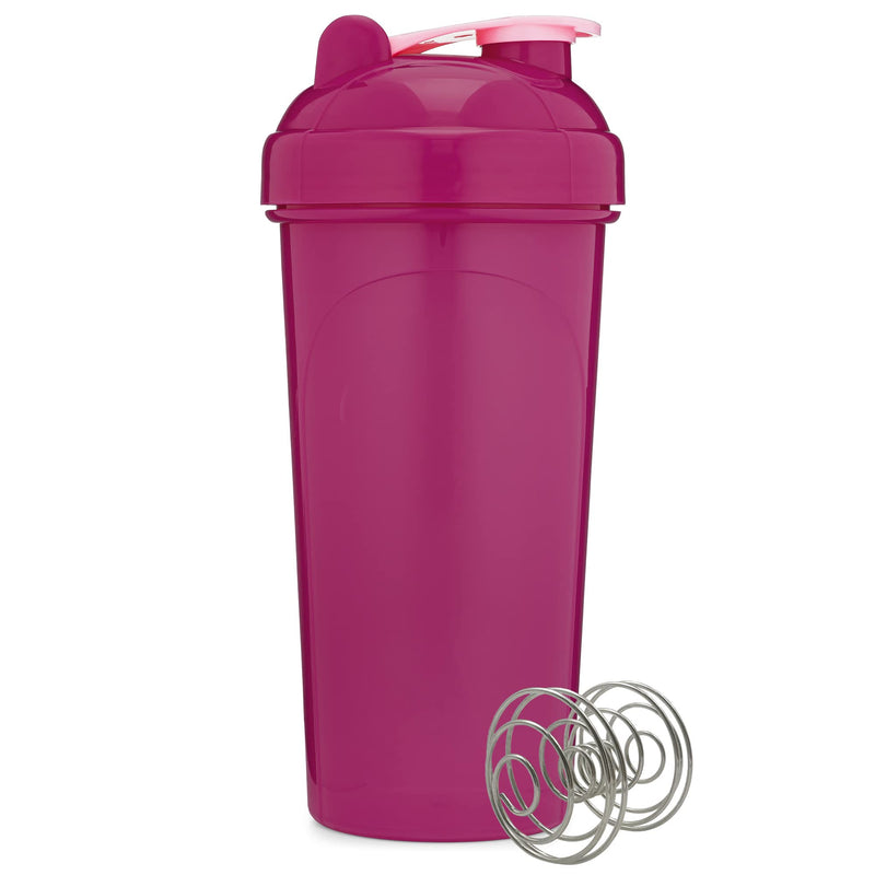 [4 Pack] 28 oz Shaker Bottle | Protein Shaker Bottle 4-Pack with Mixing Agitators (Black/Rose, Purple/White, Pink, Mint/White) | Shaker Bottle for Protein Mixes Pack is BPA Free and Dishwasher Safe 28 Ounces Black/Rose, Purple/White, Pink, & Mint/White - BeesActive Australia