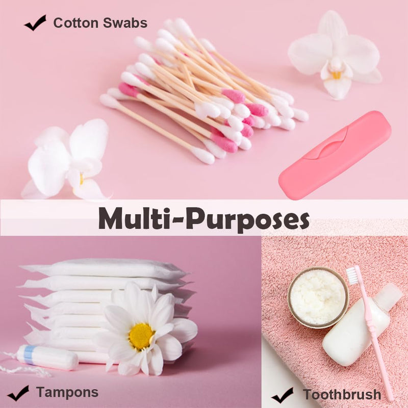 3 Pcs Tampon Sanitary Bags Plastic Tampon Storage Bag First Period Bag for Teen Girls Women Ladies Portable Sanitary Tampons Box - BeesActive Australia