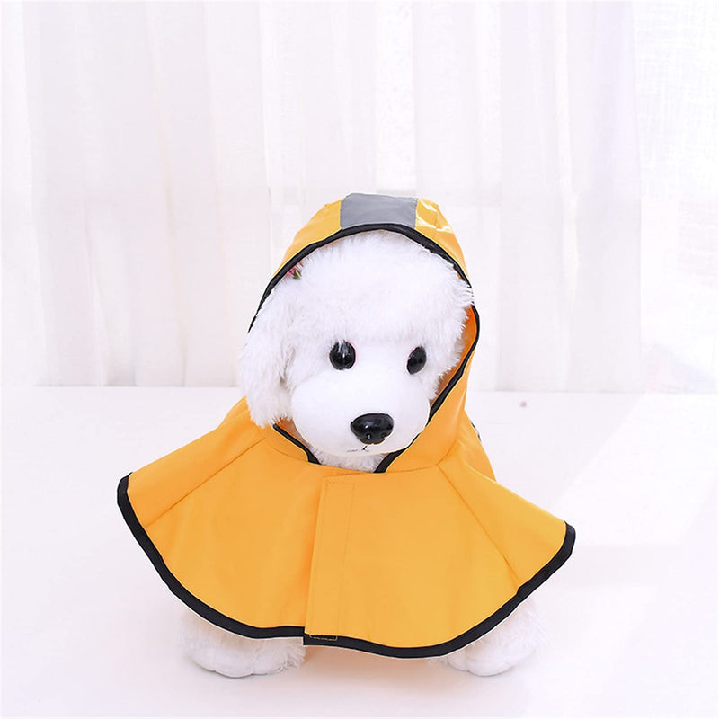 Avaner Dog Raincoats Puppy Waterproof Jacket with Leash Hole for Small Dogs yellow - BeesActive Australia