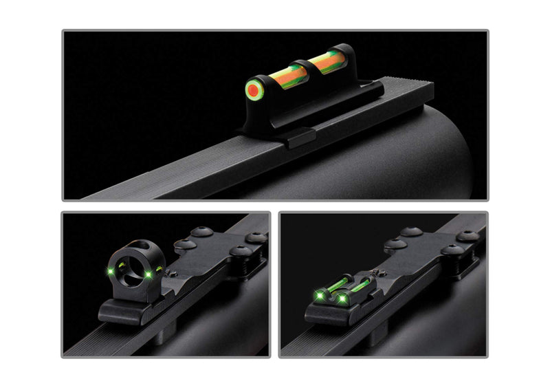 [AUSTRALIA] - TRUGLO TRUBEAD Universal Series 3 Dot Sights for Ventilated Rib Shotguns Rear Ghost Ring and Notched Rear Sight/DUAL-COLOR Threaded Front Sight 