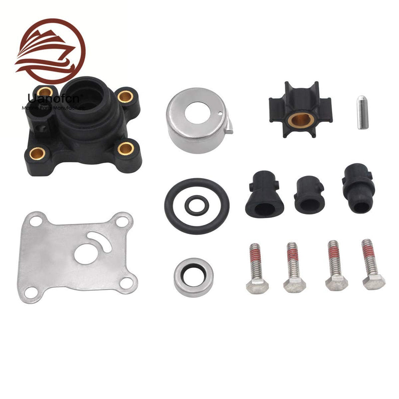 [AUSTRALIA] - UANOFCN Impeller Water Pump Repair Kit for Johnson Evinrude 1974-up 394711 0394711 18-3327 9.9-15 HP Outboard Water Pump Kit with Housing 