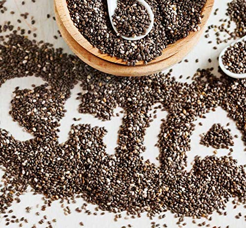 Organic Chia Seeds 200g Raw Natural Black Chia Seeds Certified Organic Vegan Kosher Premium Chia Seeds 200 g (Pack of 1) - BeesActive Australia