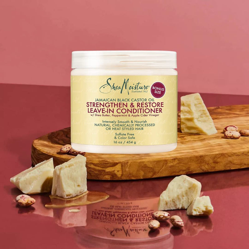 Shea Moisture Jamaican Black Castor Oil Strengthen/Grow and Restore Leave-In Conditioner 16 oz - BeesActive Australia