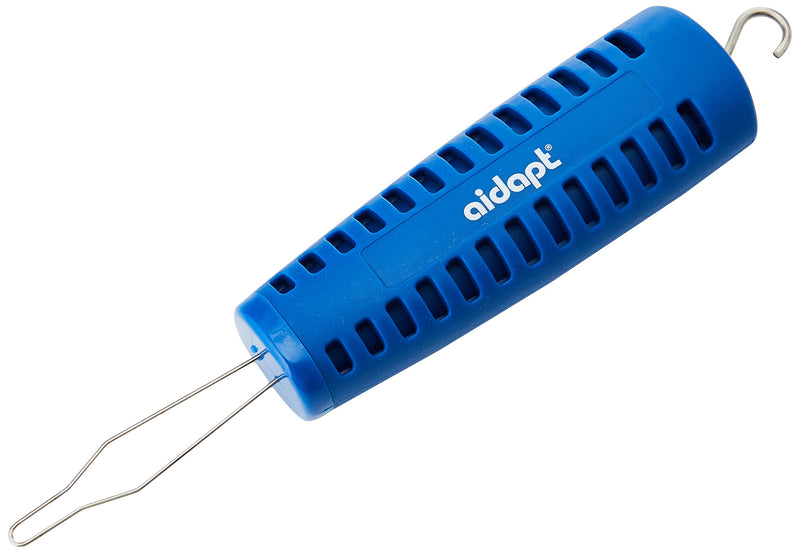 Button & Zipper Fastener. Helps those with Arthritis, Parkinson's, Weaker Grip to Fasten Buttons & Pull Zips Up & Down. Perfect for Travel. Dressing Aid, Assist Device, Helper. Loop Pull Through. Blue - BeesActive Australia