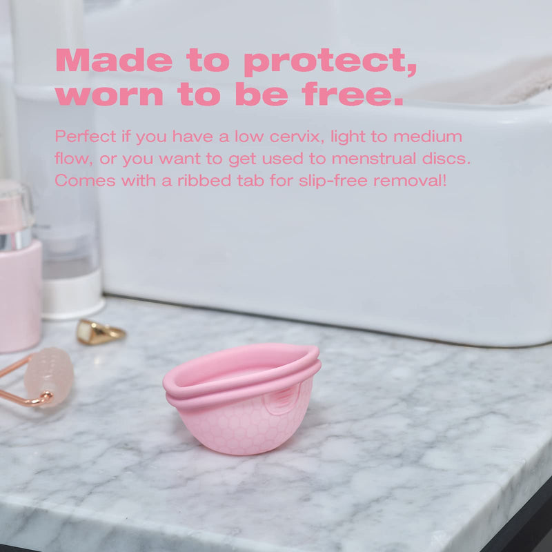 Intimina Ziggy Cup 2 - New Generation Ultra-Thin Flat-Fit Reusable Menstrual Disc (Size A) Size A - BeesActive Australia