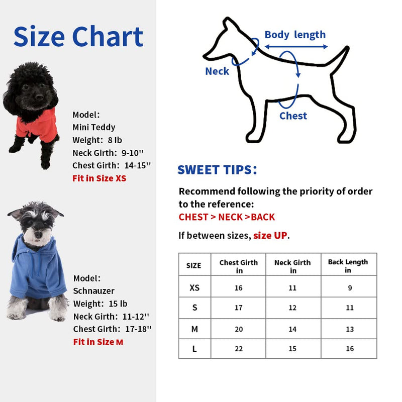 Furryilla Pet Clothes for Dog, Dog Hoodies Sweatshirt with Hood and Pockets for Small Dogs Large Black Dog Hoodie - BeesActive Australia
