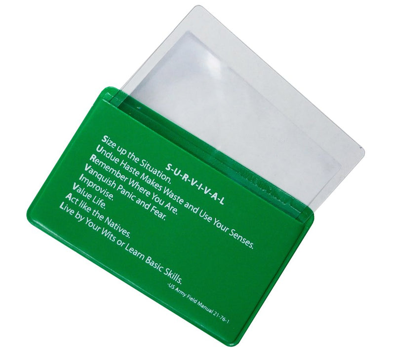 Fresnel Lens 4-Pack Credit Card Size Pocket Magnifier & Firestarter - BeesActive Australia