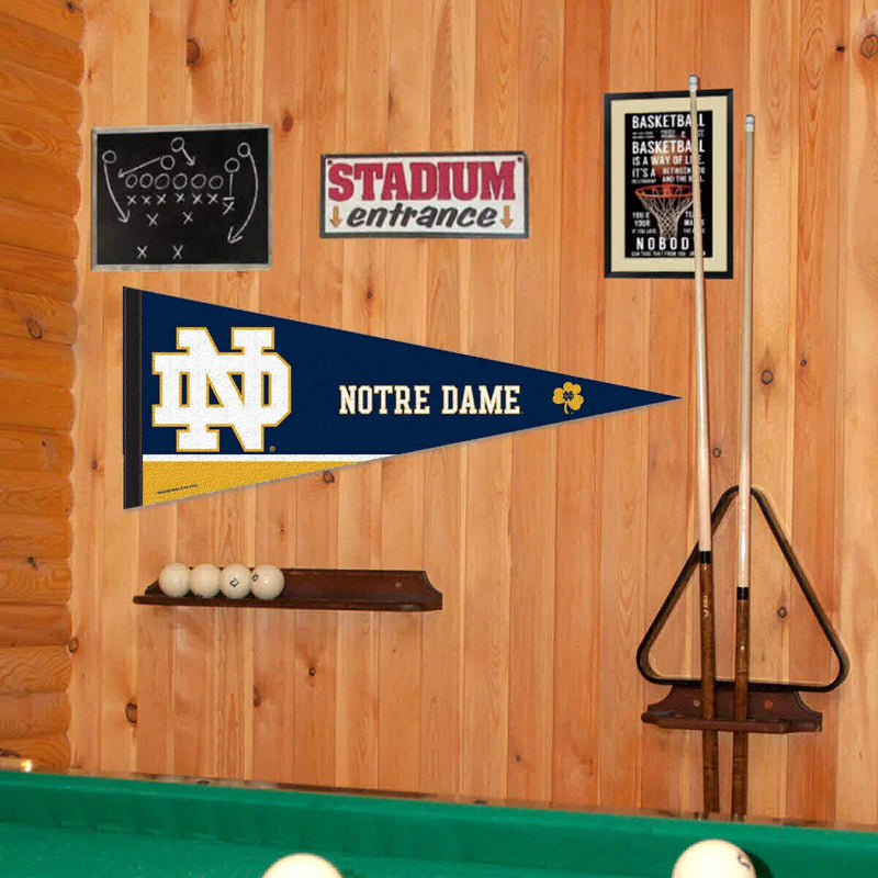 College Flags & Banners Co. Notre Dame Pennant Full Size Felt - BeesActive Australia