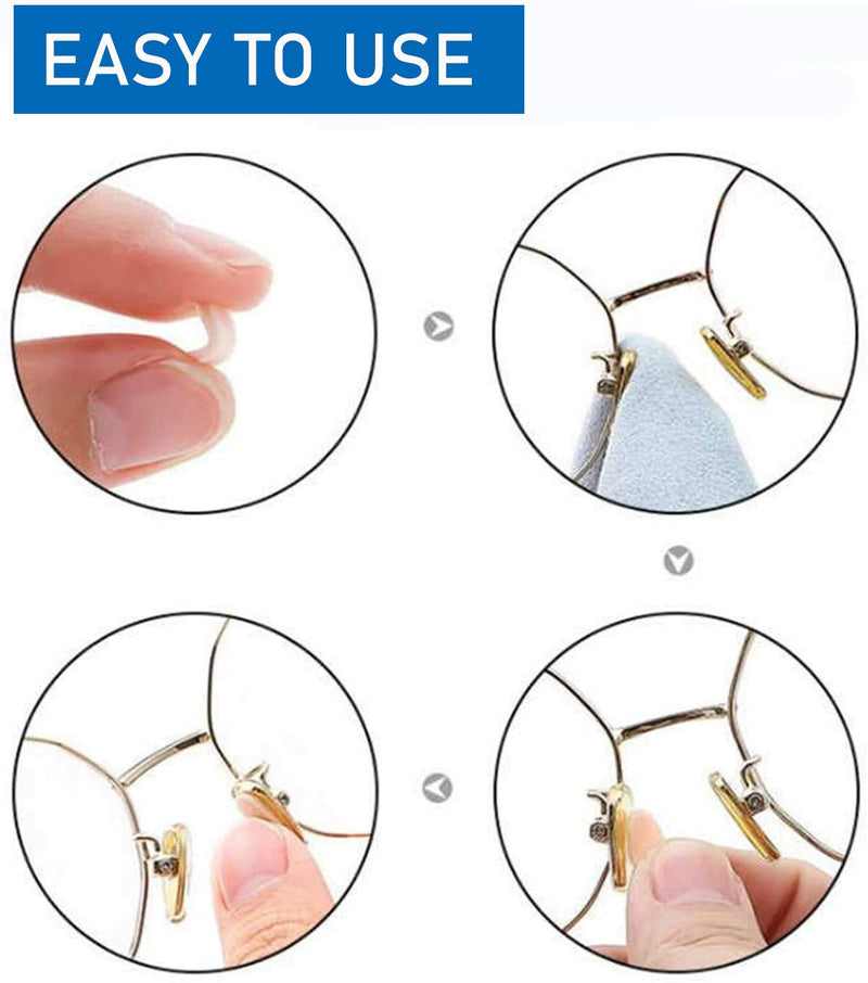Nose Pads Soft Foam Adhesive Anti-Slip Silicone Eyeglass Nose Pads Stick On for Glasses Eyeglasses Sunglasses 12 Pairs, 1.0mm,Skin Color Skin Color - BeesActive Australia