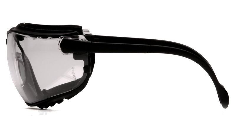 Pyramex Safety GB1810STM V2G Safety Glasses, Black Frame, Clear H2MAX Anti-Fog Lens - BeesActive Australia