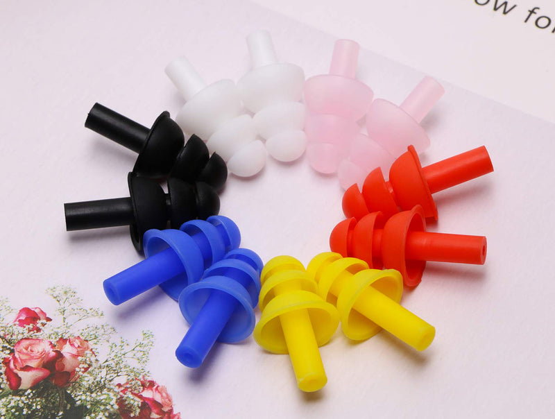 Tupalizy Reusable Soft Flexible Silicone Swimming Ear Plug Waterproof Comfortable Earplug for Sleeping, Showering, Bathing, Learning, Concerts, Shooting, Noise Reduction and Hearing Protection, 6Pairs - BeesActive Australia