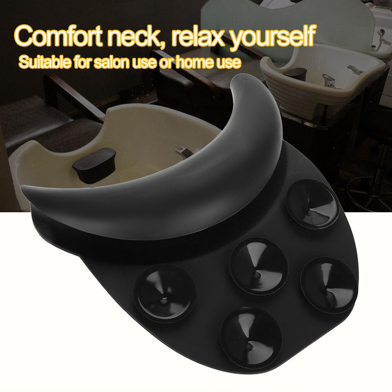 Shampoo Neck Cushion, Silicone Neck Rest Cushion Black Hair Salon SPA Washing Sink Basin Tool - BeesActive Australia