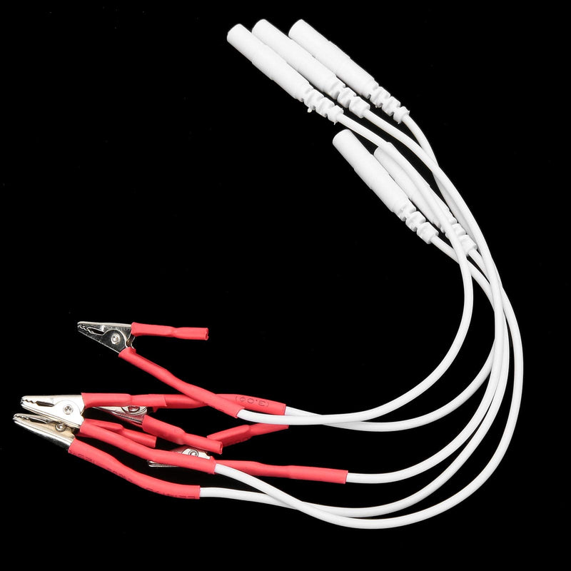 20pcs / Bag Clip Electrode Lead Wires Cable, TENS Wires for TENS Unit Physiotherapy Machine - BeesActive Australia