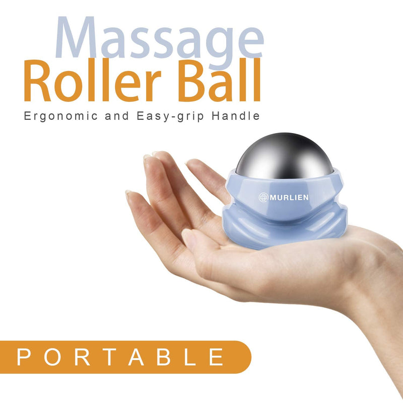 MURLIEN Ice Therapy Massage Roller Ball, Manual Massager for Deep Tissue Massage, Alleviating Muscle Tension and Pain Relief, Suitable for Neck, Back, Shoulders, Arms, Legs, Thighs etc. - BeesActive Australia