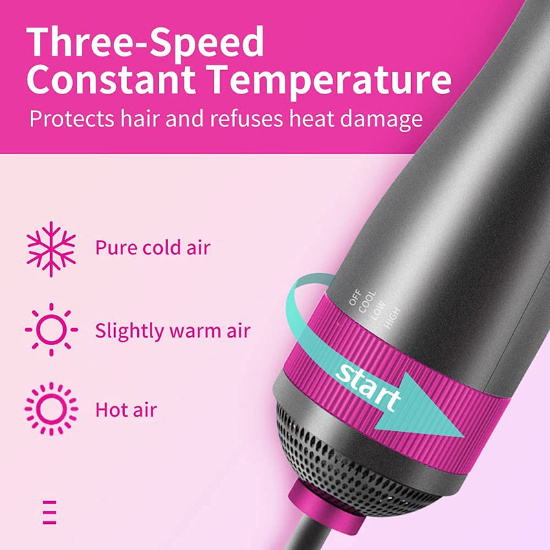 Upgraded Pet Hair Dryer Brush,2 in 1 Pet Grooming Dryer for Small/Medium Dog & Cat,2 Heat Settings & 3 Adjustable Blowing Dryer - BeesActive Australia