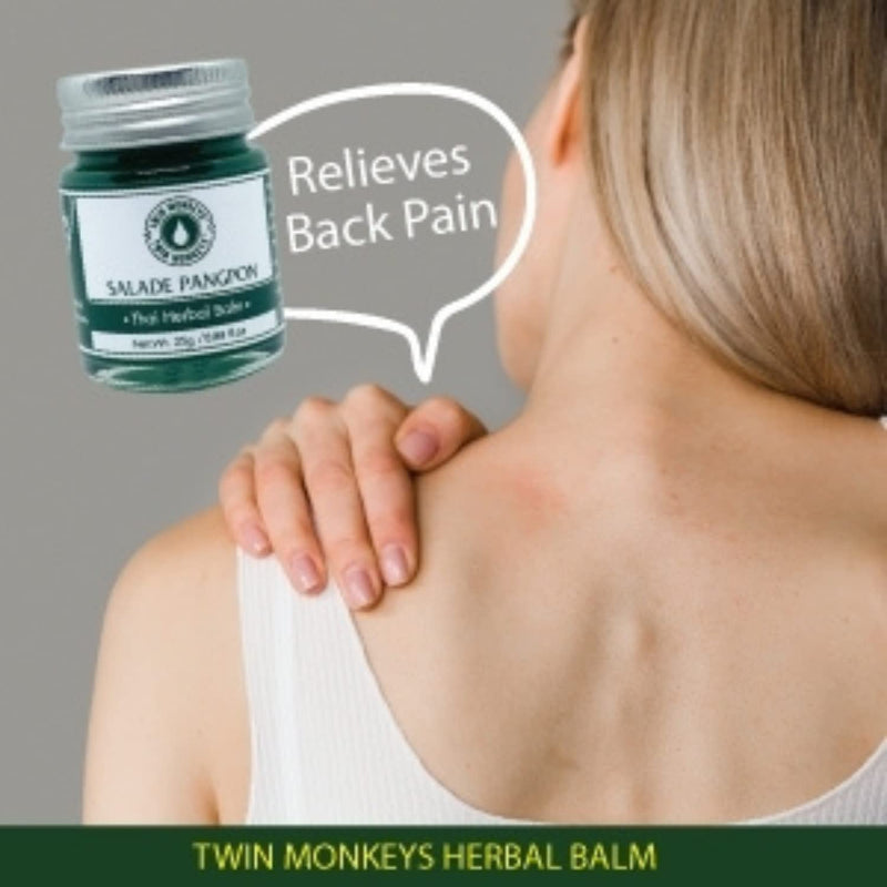 TWIN MONKEYS | Thai Herbal Balm(Green Balm Extra Strength) 25g/0.8Fl.oz (Pack of 1, 1) Pack of 1 1.0 - BeesActive Australia