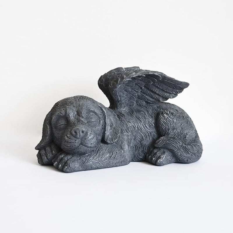 Juliahestia Angel Dog Memorial Stones Statue Sleeping Ornament for Passing Away Bereavement Pet Memorial Gifts - BeesActive Australia