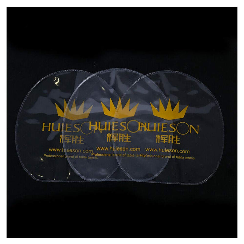 Acxico 10Pcs Ping Pong Table Tennis Racket Rubber Protection Film Protection Cover Transparent - BeesActive Australia