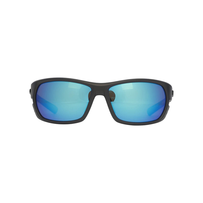 HUK, Polarized Lens Eyewear With Performance Frames, Fishing, Sports & Outdoors Sunglasses (Challenge) Blue Mirror / Matte Black Medium - BeesActive Australia