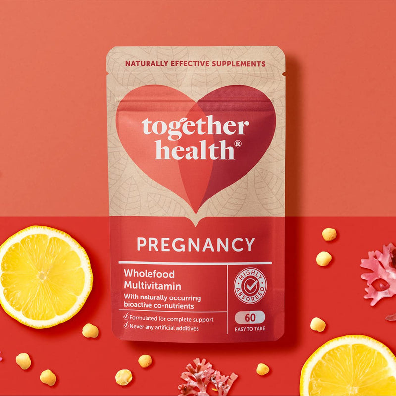 Pregnancy Multi Vitamin and Mineral � Together Health � Recommended During Conception, Pregnancy & Breastfeeding � Includes 400mcg Folic Acid � Vegan Friendly � Made in The UK � Pack of 2 - BeesActive Australia