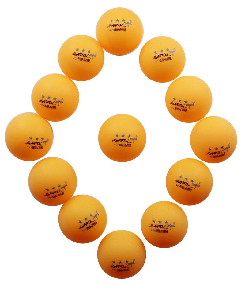 [AUSTRALIA] - MAPOL 60 Counts 3-Star Orange Ping Pong Balls Advanced Practice Table Tennis Ball 