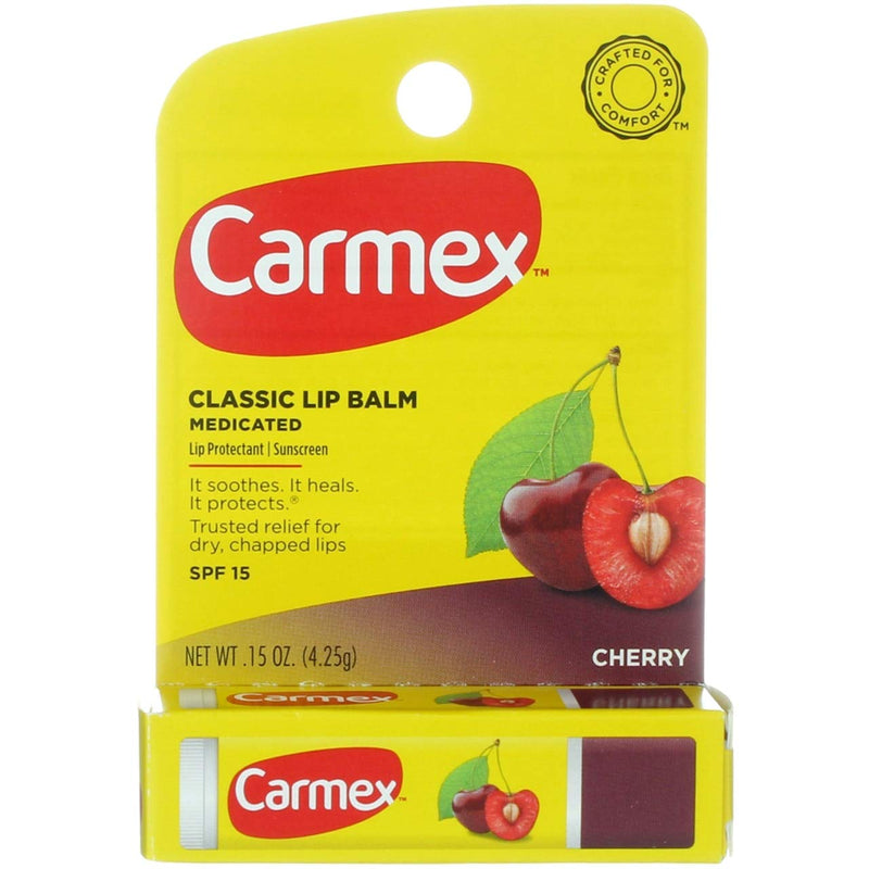 Carmex Click-Stick Moisturizing Lip Balm SPF 15 Cherry 0.15 oz (Pack of 4) - BeesActive Australia