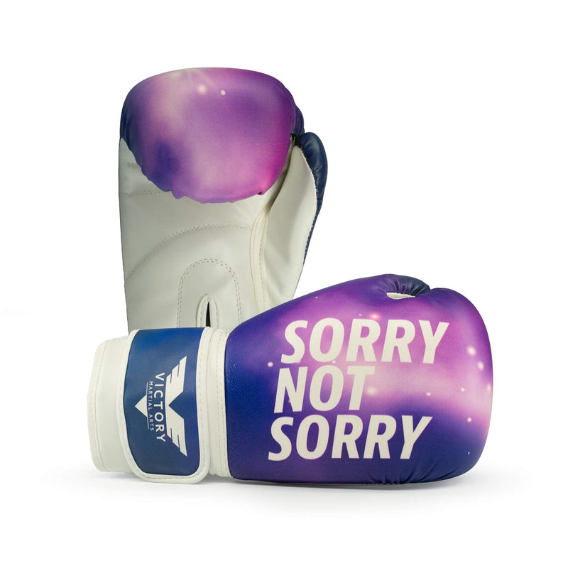 [AUSTRALIA] - Victory Martial Arts Women's Cardio Kickboxing Boxing Gloves/Punching Bag Gloves 10 oz Sorry, Not Sorry 