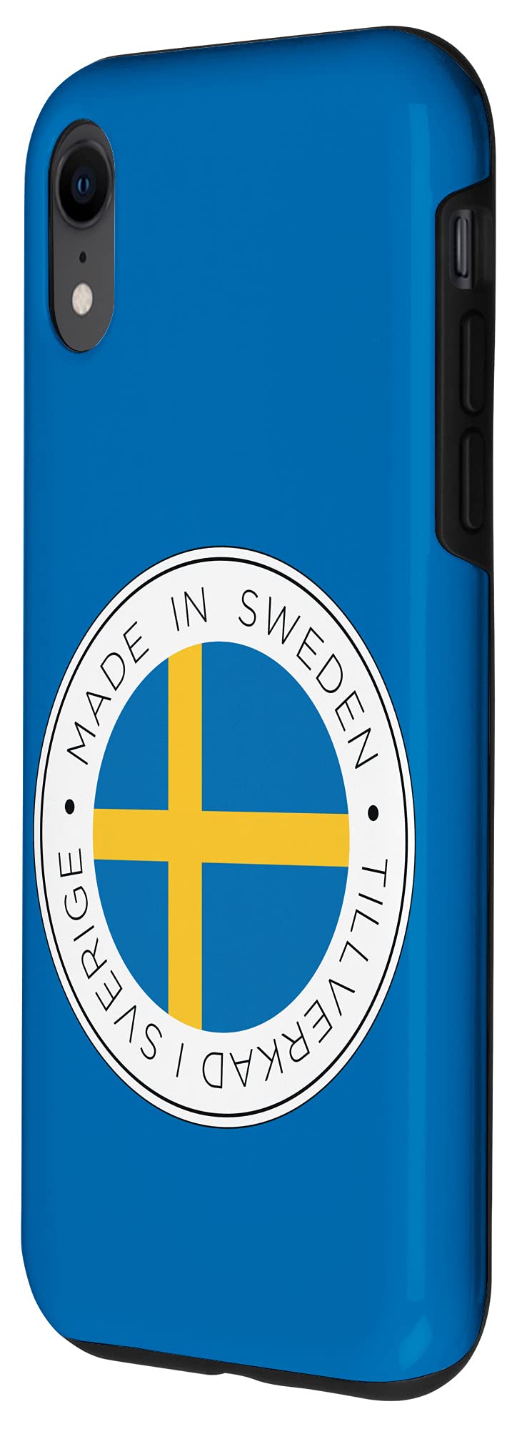 iPhone XR Made In Sweden Flag Blue Case iPhone XR - BeesActive Australia