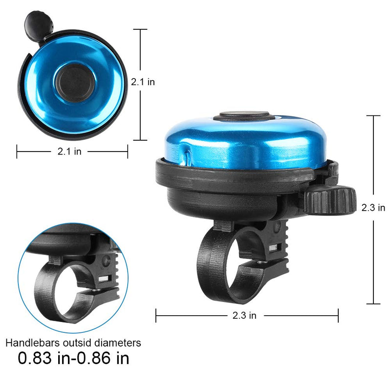 Accmor Classic Bike Bell, Aluminum Classical Bicycle Bell, Loud Crisp Clear Sound Bicycle Mountain Road Bike Bell for Adults Kids - BeesActive Australia