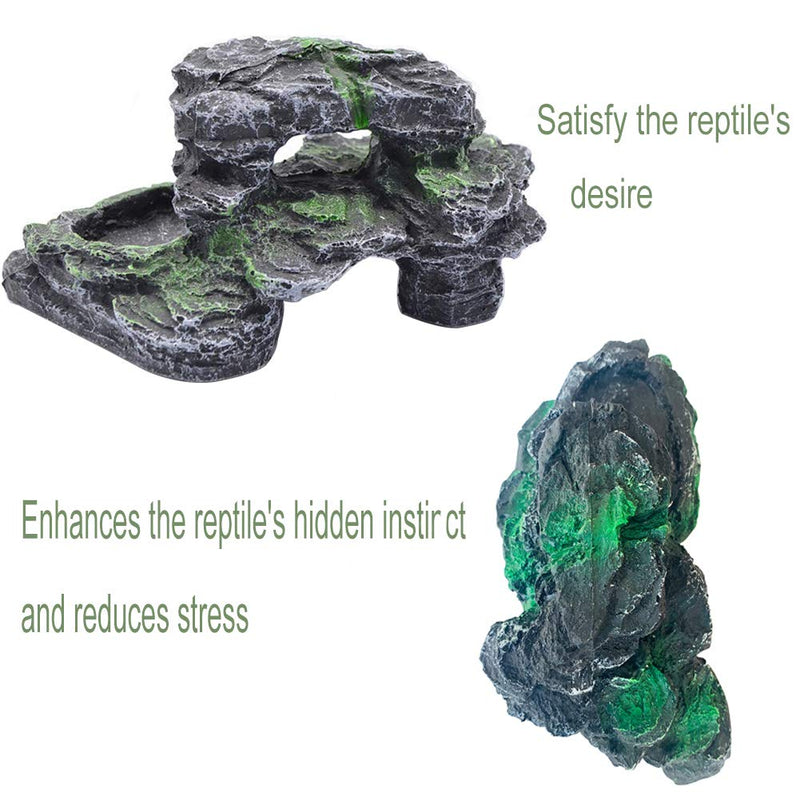 PINVNBY Turtles Dock for Aquarium Reptile Basking Platform for Turtles, Frogs, Newts and Salamanders - BeesActive Australia