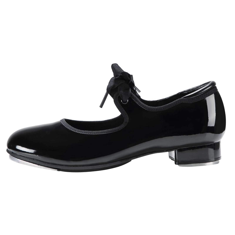 [AUSTRALIA] - Linodes Leather/Patent Tap Shoe for Girls and Boys (Toddler/Little Kid/Big Kid) 2.5 Little Kid Black Patent 