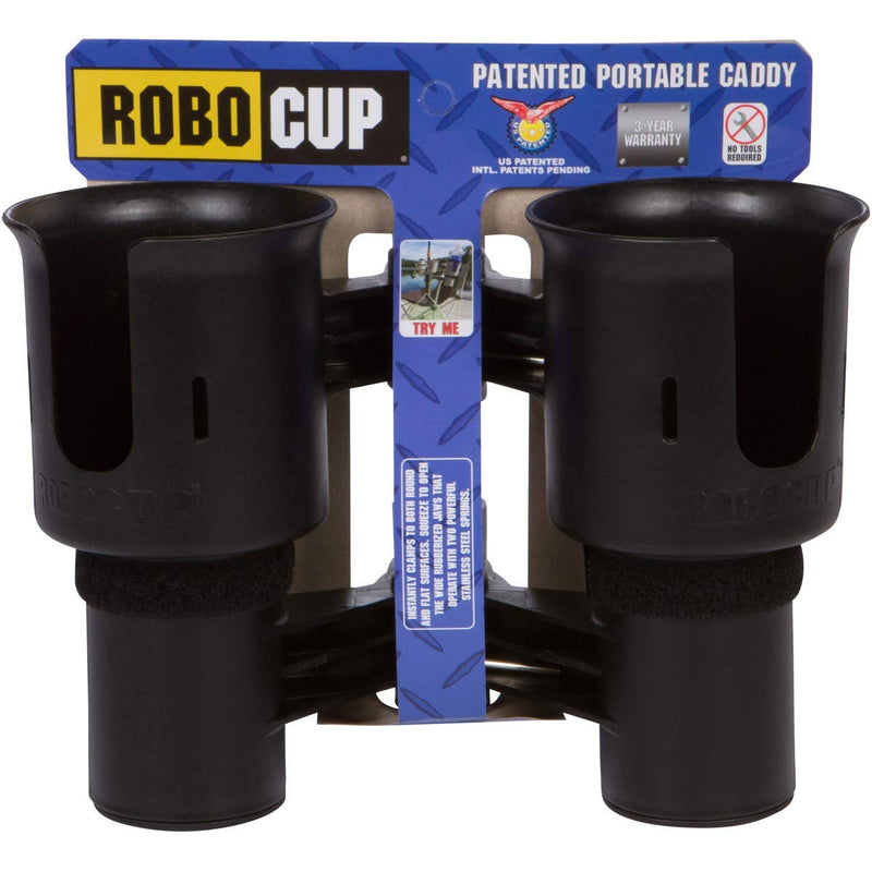 [AUSTRALIA] - ROBOCUP 12 Colors, Best Cup Holder for Drinks, Fishing Rod/Pole, Boat, Beach Chair, Golf Cart, Wheelchair, Walker, IV, Drum Sticks, Microphone Stand Black 