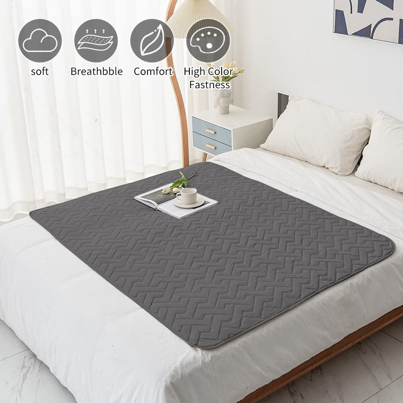 fuguitex Waterproof Dog Bed Cover Couch Cover for Pet Anti-Slip Blanket for Loveseat Sofa Recliner L-Shape Sofa Furniture Protrctor Cat Mat Pet Pad Dark Grey 30x75 Inch (Pack of 1) - BeesActive Australia