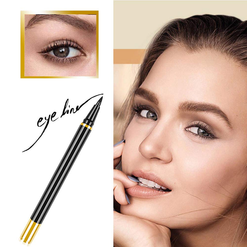 Waterproof Liquid Magic Eyeliner Pen - Self-Adhesive Natural Look Black Eyes Liner,Works with Most of Regular False Lashes 1 pack - BeesActive Australia