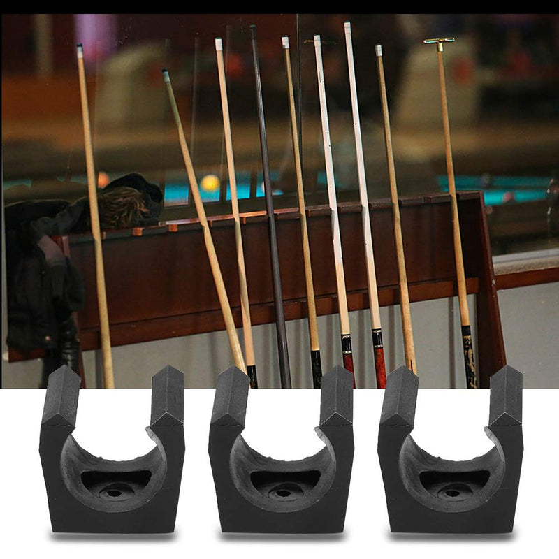 Keenso Pool Cue Holder, 6 Pcs Portable Pool Cue Holder Billiards Cue Rack Billiards Pool Cue Single Holder Wall Mount Organizer - BeesActive Australia