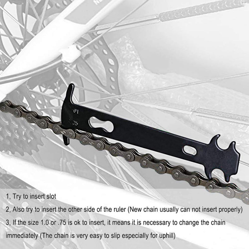 Bike Chain Tool Kit, Bicycle Chain Tool with Bike Link Plier, Bicycle Chain Breaker Splitter, Chain Wear Indicator and Chain Checker, Road Mountain Bike Chain Repair Tools for All Models Bike Chains - BeesActive Australia