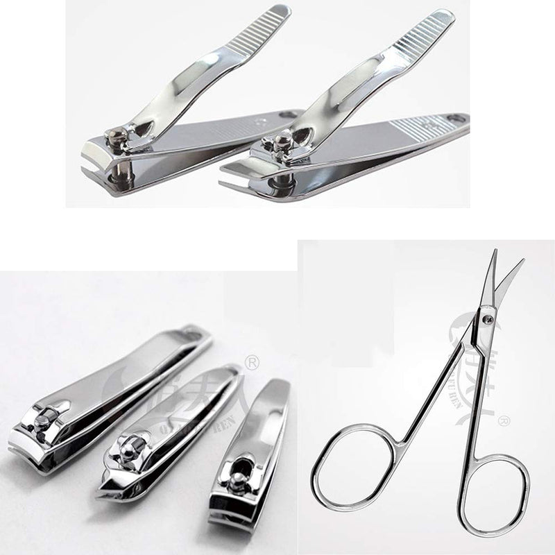 Manicure, Pedicure Kit, Personal Nail Clippers Set Stainless Steel Nail Kit Manicure Set Nail Clippers Pedicure Tools for Men Women - BeesActive Australia