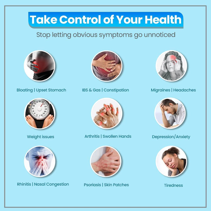 Healthy Stuff Online Food Intolerance Test kit, Easy to Use Food Sensitivity Test kit for Adults, at Home Food Allergy Test kit, Dietary, Pollen, Gluten Intolerance (500 ITEMS TESTED, Couple Pack) 500 ITEMS TESTED - BeesActive Australia