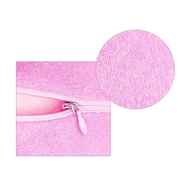 QIMYAR Soft Nail Art Design Cushion Hand Rest Pillow Half Column Manicure Care Treatment Salon Tool Pink - BeesActive Australia