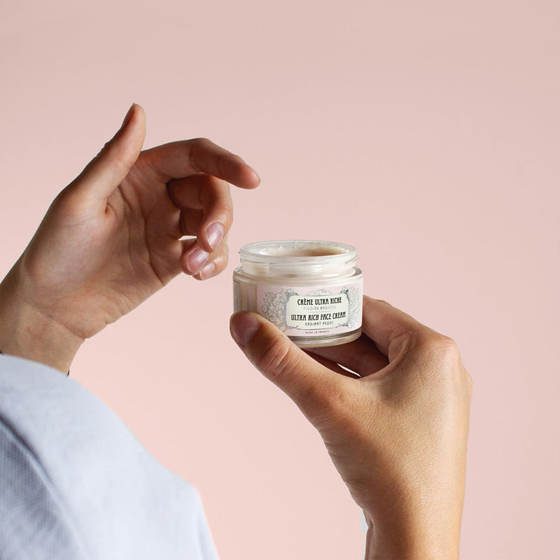 Panier des Sens Ultra rich face moisturizer with Hyaluronic Acid, Radiant Peony facial skin care products - Made in France 99% natural - 1.69 Floz/ 50ml Ultra Rich Face Cream - BeesActive Australia