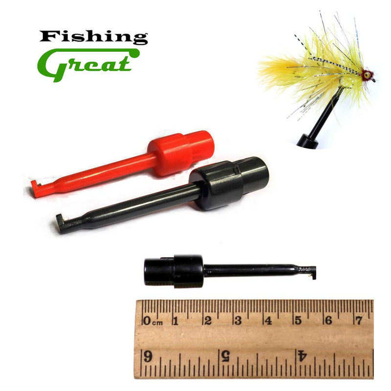 Greatfishing Long Tip Hackle Pliers, Fly Hook Hackle Pliers, Flies Lures Or Hooks Display, Feather Clips Rapping Hackle Tools for Fly Fishing Nymph Flies B: 8pcs hook hackle pliers combo - BeesActive Australia