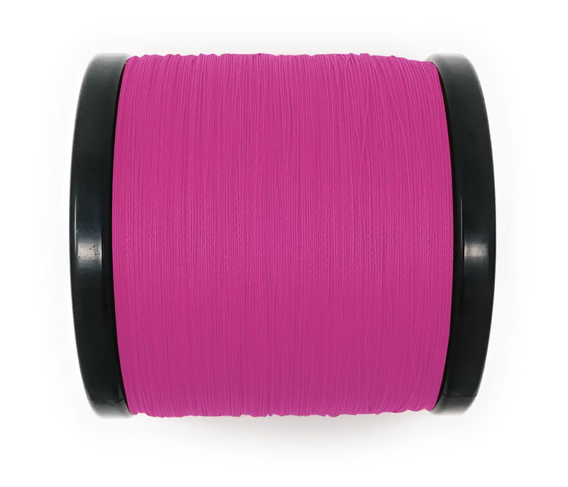 Reaction Tackle Braided Fishing Line - Pro Grade Power Performance for Saltwater or Freshwater - Colored Diamond Braid for Extra Visibility Pink 20 LB (1000 yards) - BeesActive Australia