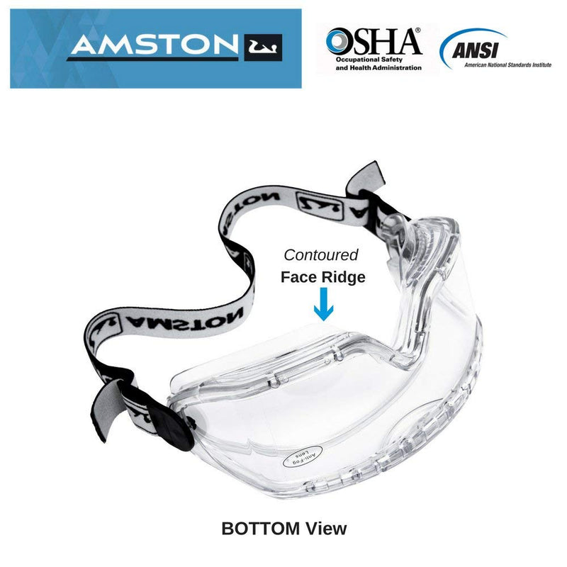 Amston Safety Goggles, OSHA and ANSI Z87.1 Compliant Protective Eyewear 1 - BeesActive Australia