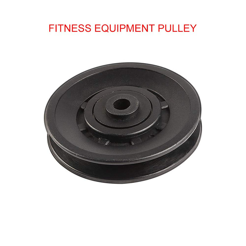 Topfinder 90mm Universal Bearing Pulley Wheel for Cable Machine Gym Equipment Part Garage Door 6 PCS - BeesActive Australia