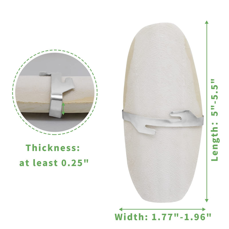 Jmxu's 5"-5.5" Bird Cuttlebone for Parakeets, Cuddle Bone with Metal Holder, Chewing Cuttlefish Bone for Sharp Beaks, Natural Birds Calcium Suitable for Parrots Cockatiels Budgie 6 pack-5"-5.5" each - BeesActive Australia